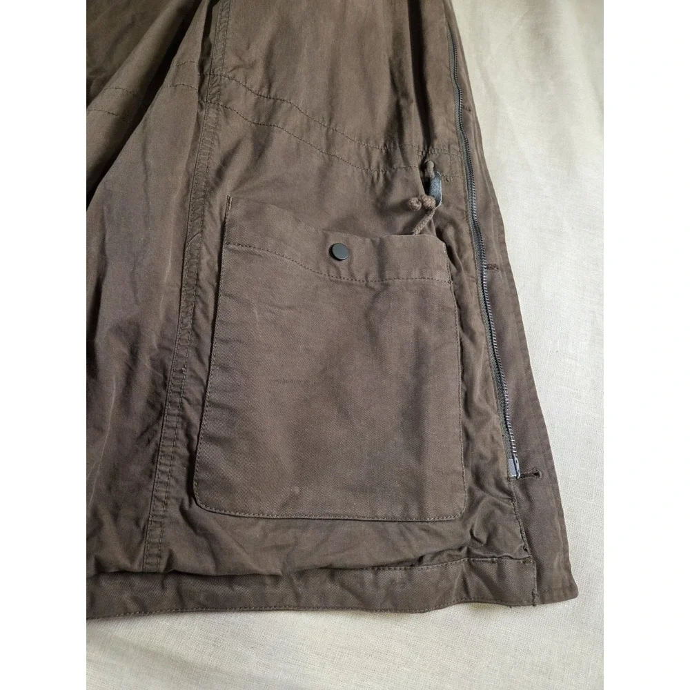 Banana Republic Water‎ Resistant Mens Field Chore Military Jacket Cargo Green LT